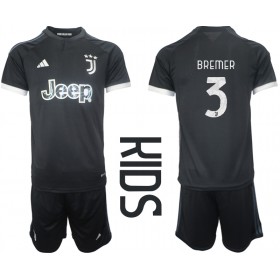 Juventus Gleison Bremer #3 3rd Trikot 2023-24 Kurzarm (+ kurze hosen)